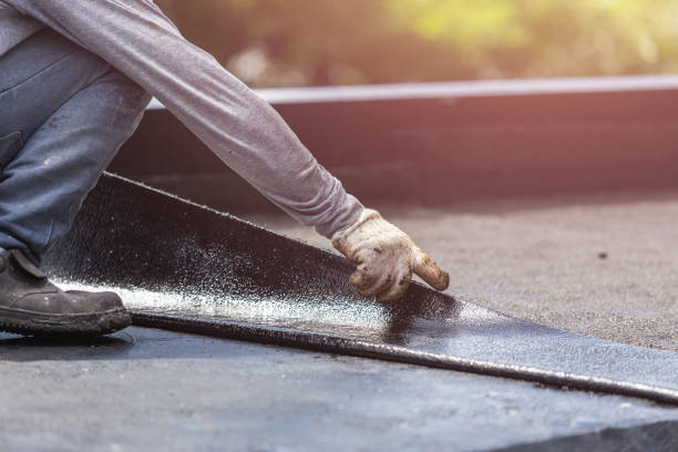 Professional Waterproofing technician working in Dover, NJ
